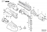 Bosch 3 601 H58 002 Gop 12V-Li Multipurpose Tool 12 V / Eu Spare Parts